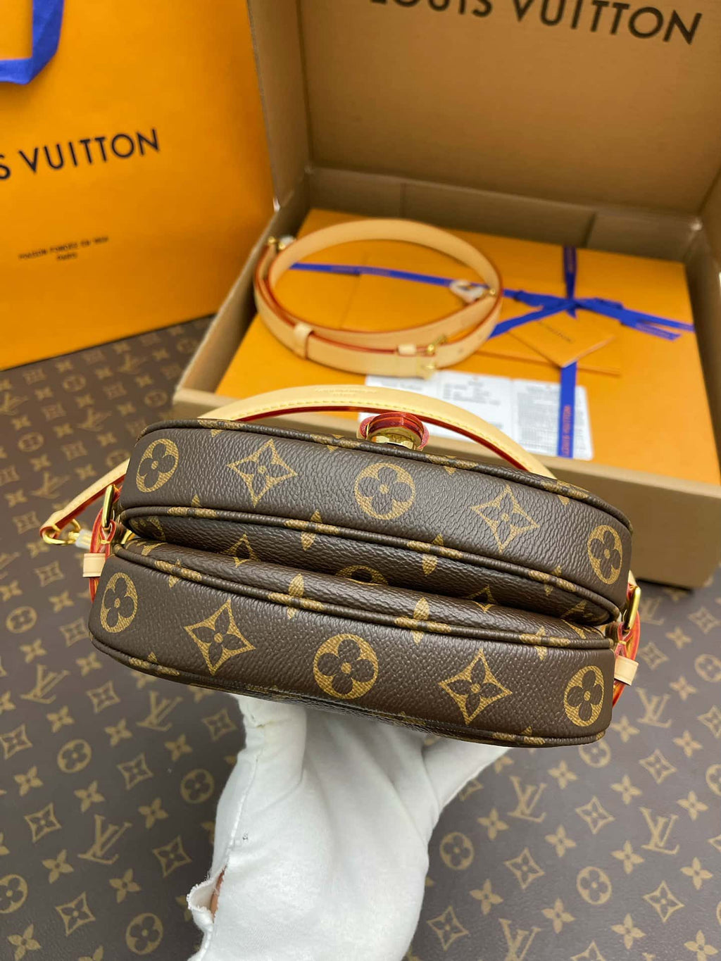Louis Vuitton Monogram Saumur Handbag
