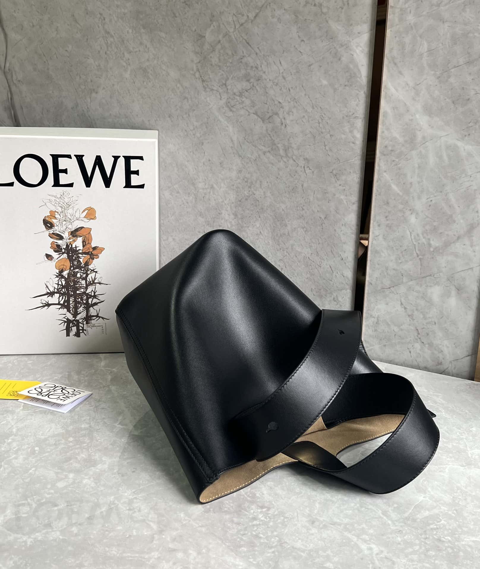 Loewe Women's Black Pebble Bucket Mini