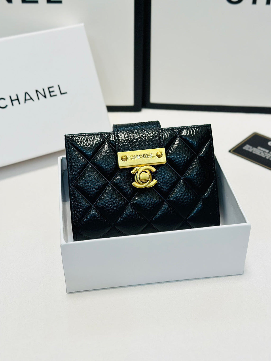 Gucci Black Short Wallet Mini Purse - 12x10cm