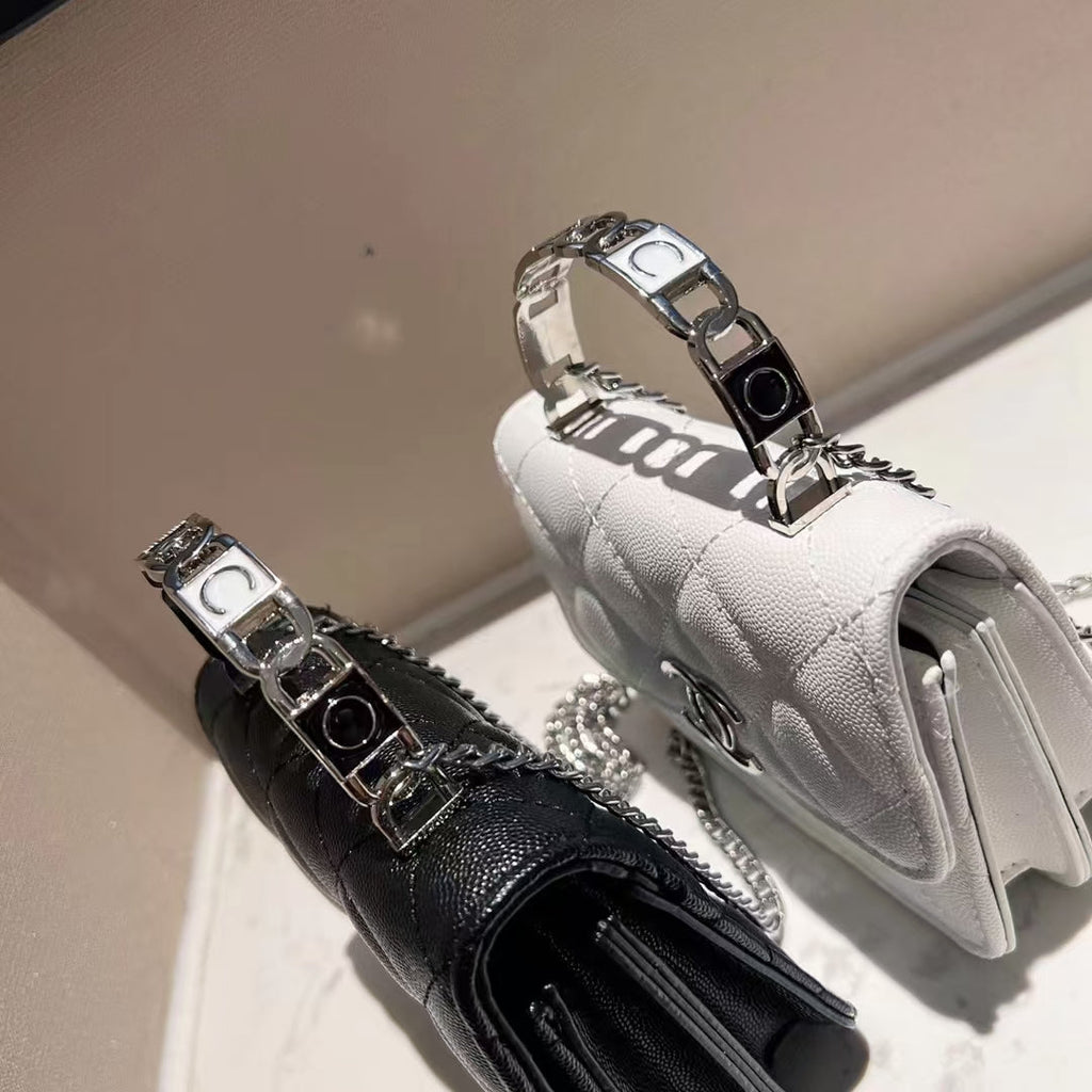 CL coco double chain small square bag